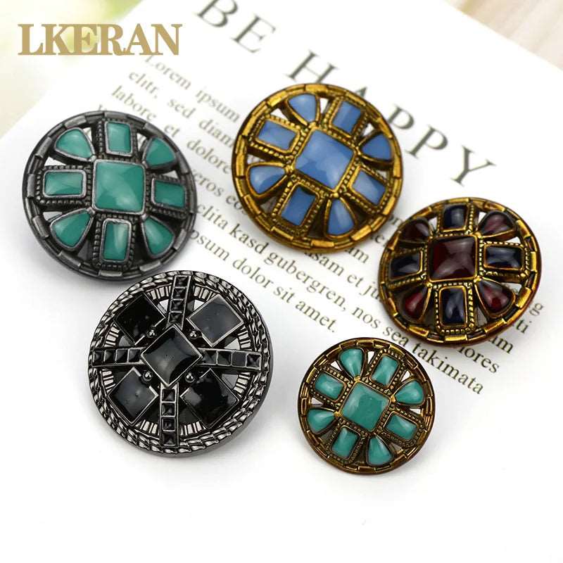 High-end Metal Buttons 5Pc 18/20/25MM