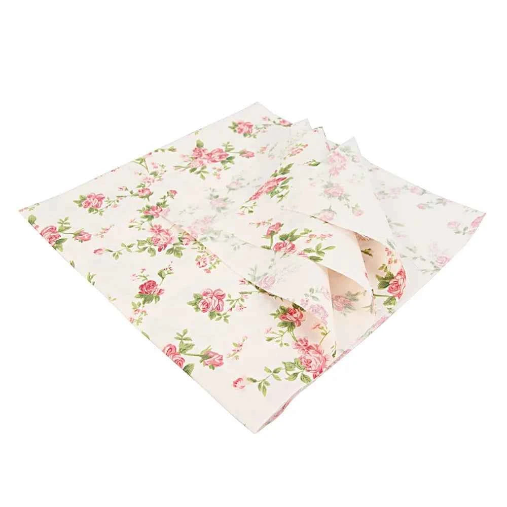 7-Pack Cotton Fabric Squares - Fat Quarters/Charm Packs for Quilting & Patchwork