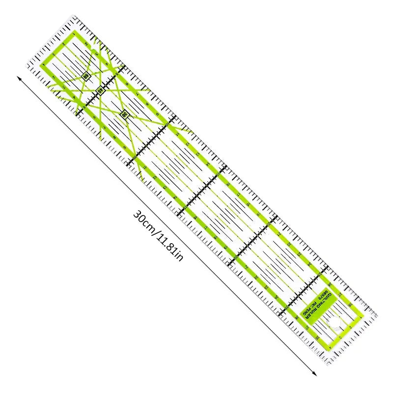 Transparent Patchwork & drafting rulers -1PCS Transparent Acrylic -Stu