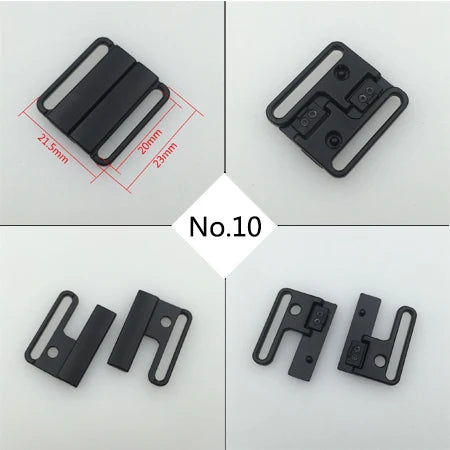 5 Sets Bra Front Closure Clips - Metal Clickers for Bras, Swimwear & Bikinis