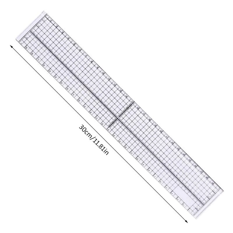 Transparent Patchwork & drafting rulers -1PCS Transparent Acrylic -Stu