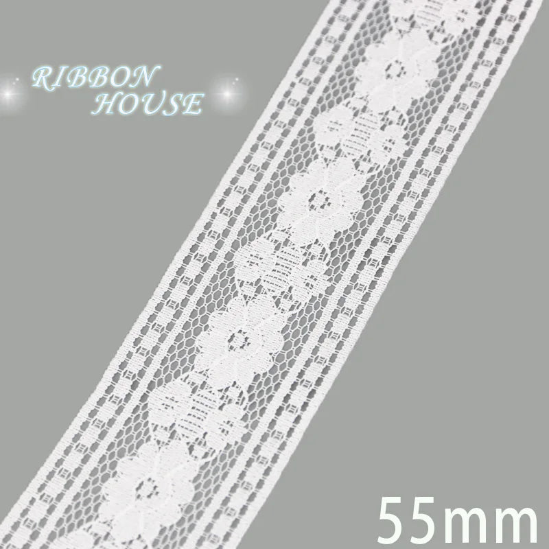 5 Yards White Lace Edging - Decorative Trim for Hems, Sleeves & Cuffs