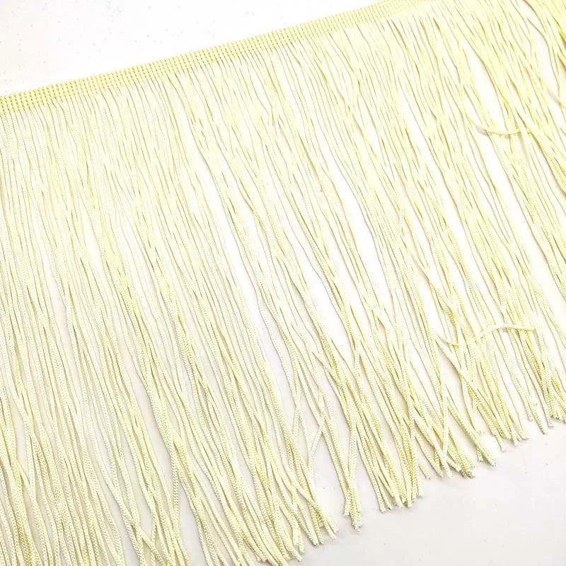 50cm Wide Lace Fringe Trim 15cm - Tassel Fringe for Latin Dress & Stage Costumes