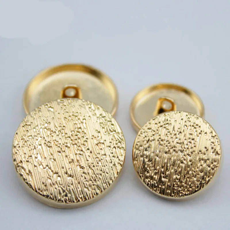 Golden Buttons For Coat or Jackets 10pcs/lot