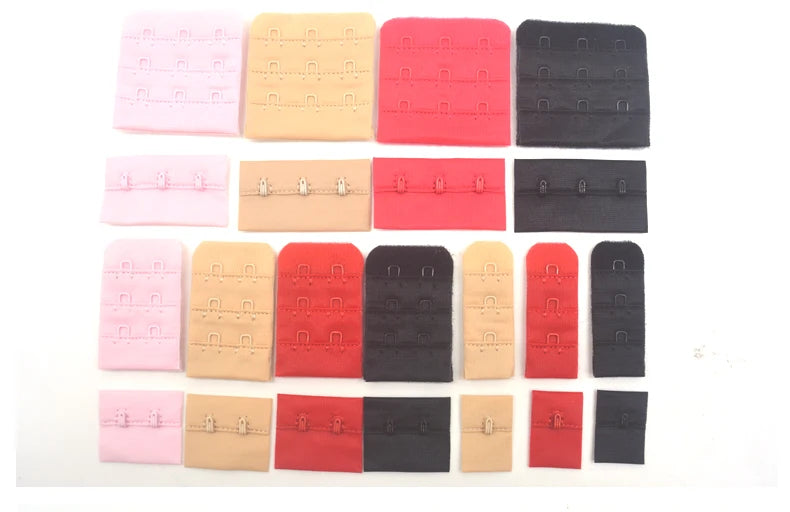 10 Sets Bra Hook & Eye Closures - 1, 2 or 3 Hook for Bra Making & Lingerie
