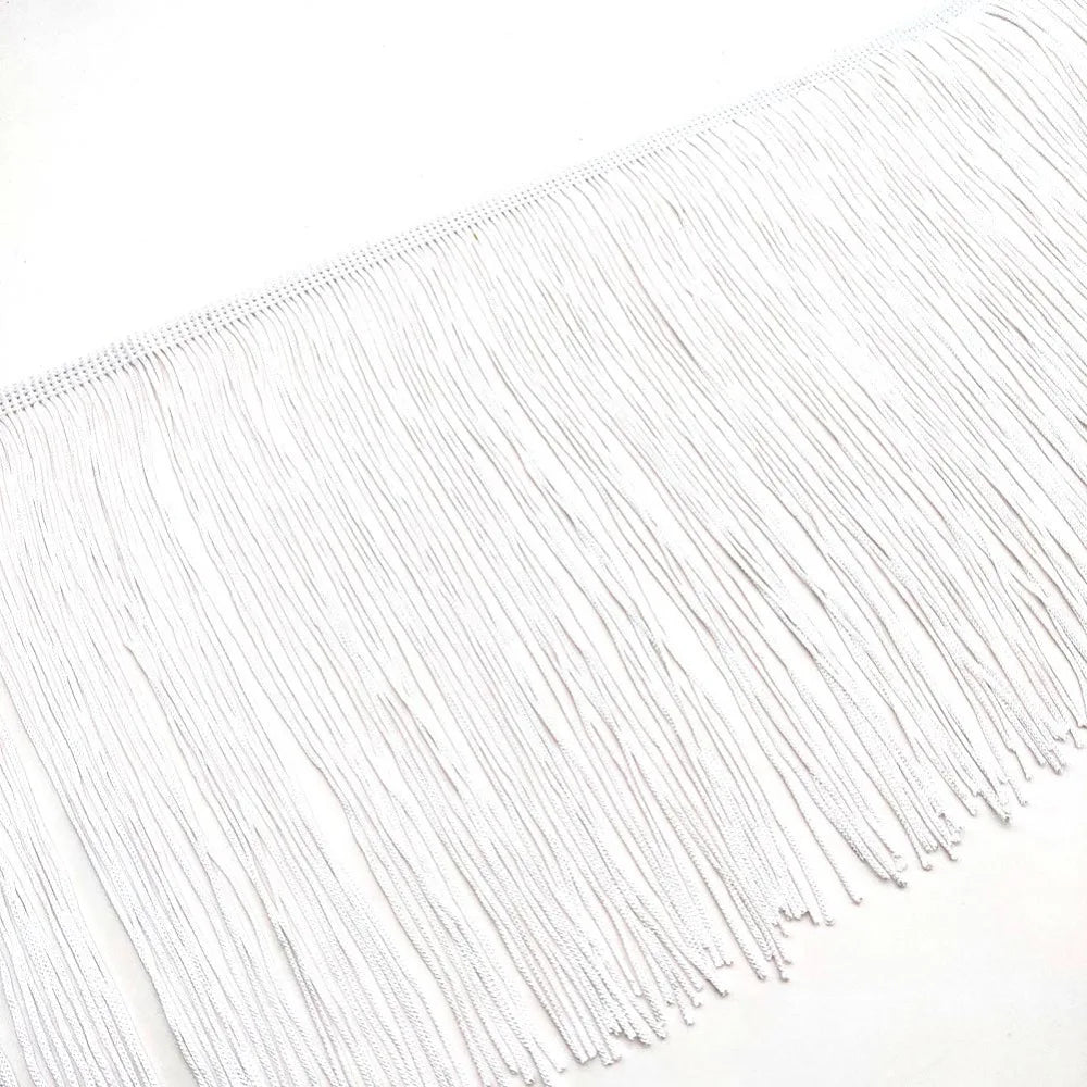 50cm Wide Lace Fringe Trim 15cm - Tassel Fringe for Latin Dress & Stage Costumes