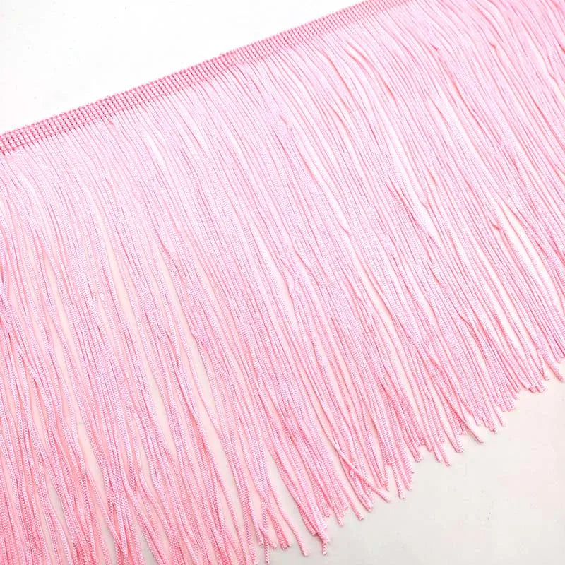 50cm Wide Lace Fringe Trim 15cm - Tassel Fringe for Latin Dress & Stage Costumes
