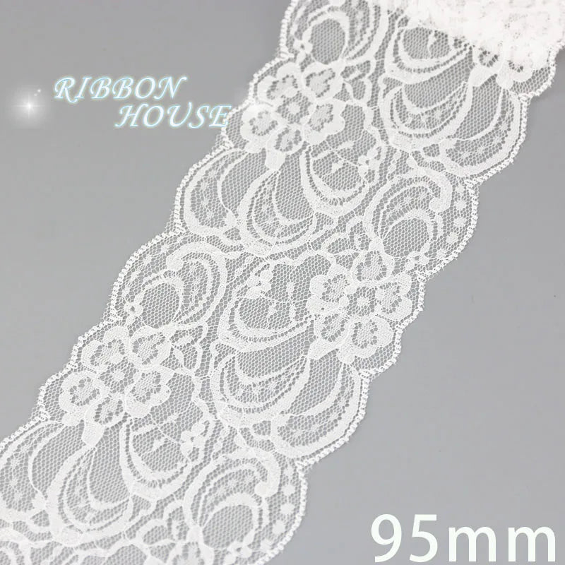 5 Yards White Lace Edging - Decorative Trim for Hems, Sleeves & Cuffs