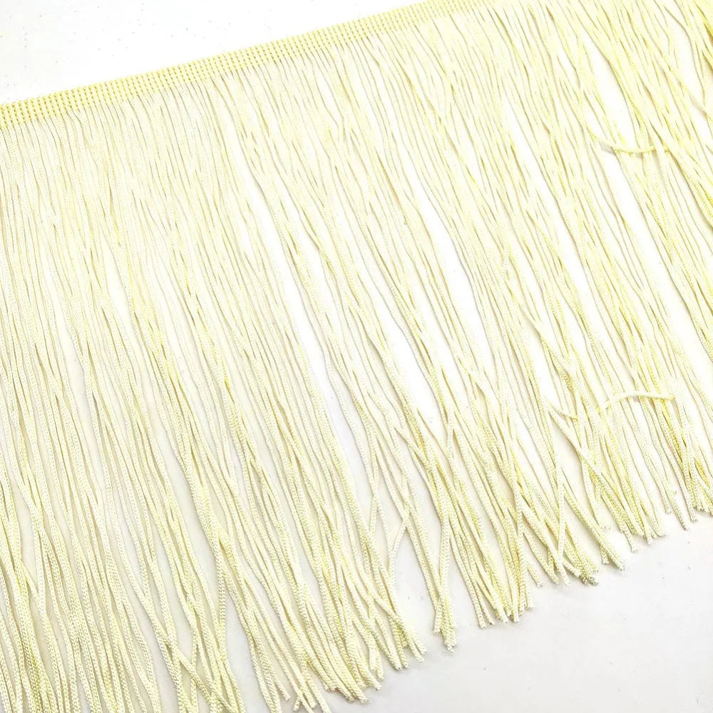 50cm Wide Lace Fringe Trim 15cm - Tassel Fringe for Latin Dress & Stage Costumes