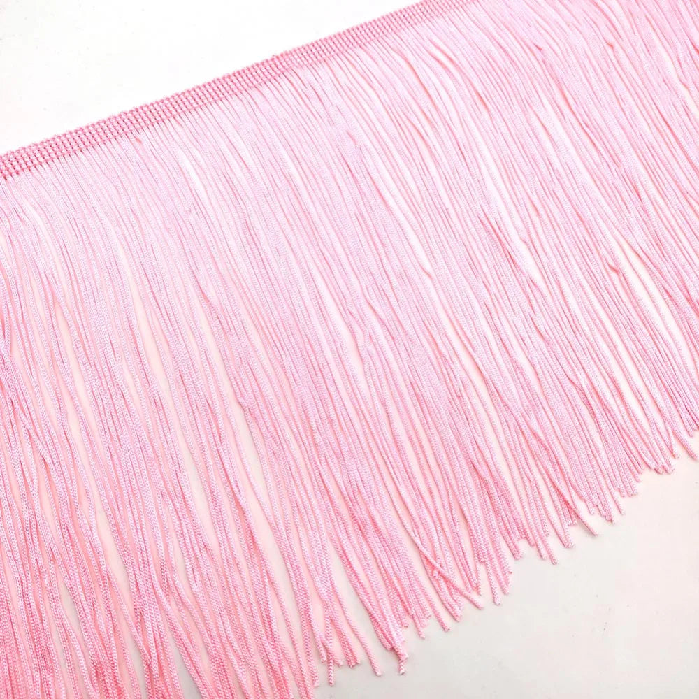 50cm Wide Lace Fringe Trim 15cm - Tassel Fringe for Latin Dress & Stage Costumes