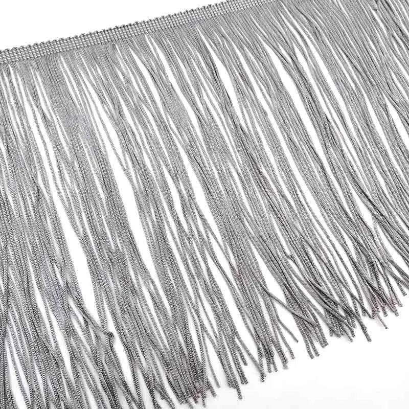 50cm Wide Lace Fringe Trim 15cm - Tassel Fringe for Latin Dress & Stage Costumes