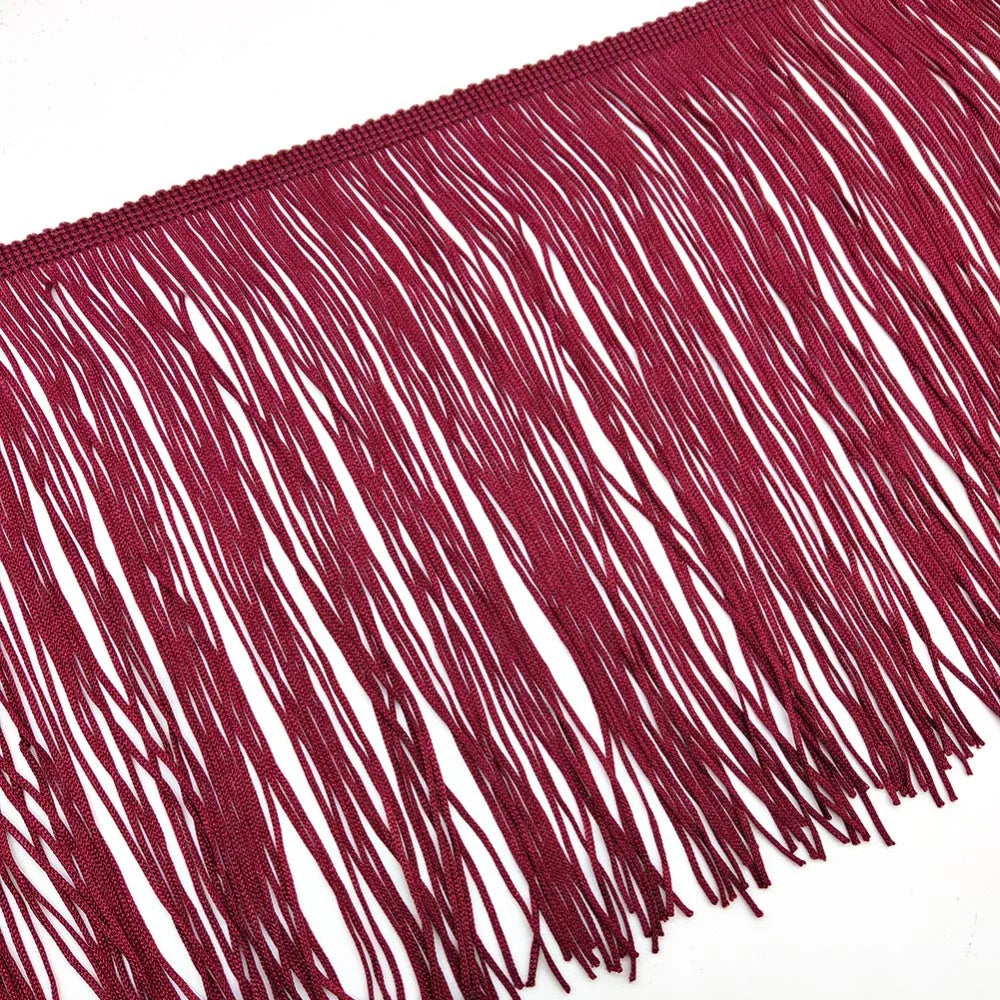 50cm Wide Lace Fringe Trim 15cm - Tassel Fringe for Latin Dress & Stage Costumes
