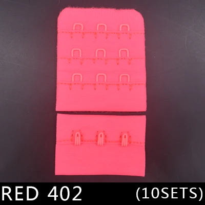 10 Sets Bra Hook & Eye Closures - 1, 2 or 3 Hook for Bra Making & Lingerie