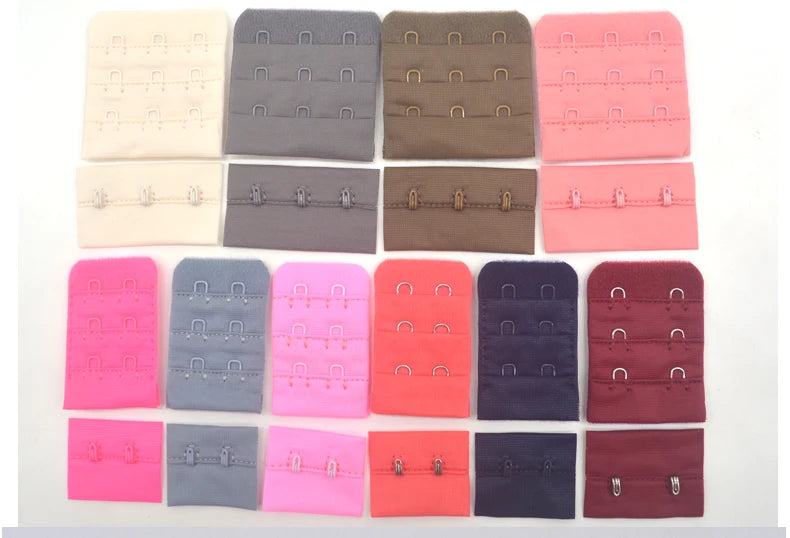 10 Sets Bra Hook & Eye Closures - 1, 2 or 3 Hook for Bra Making & Lingerie