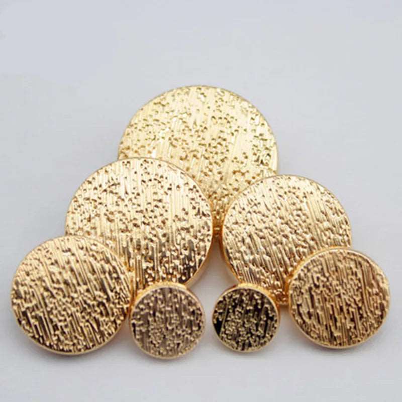 Golden Buttons For Coat or Jackets 10pcs/lot