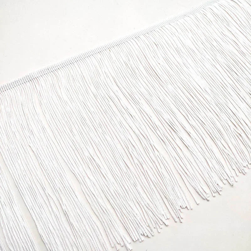 50cm Wide Lace Fringe Trim 15cm - Tassel Fringe for Latin Dress & Stage Costumes