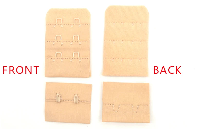 10 Sets Bra Hook & Eye Closures - 1, 2 or 3 Hook for Bra Making & Lingerie