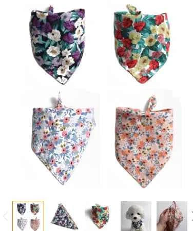 8-Pack Multicolor Cotton Fabric Squares - Printed Charm Packs for Quilting & Patchwork