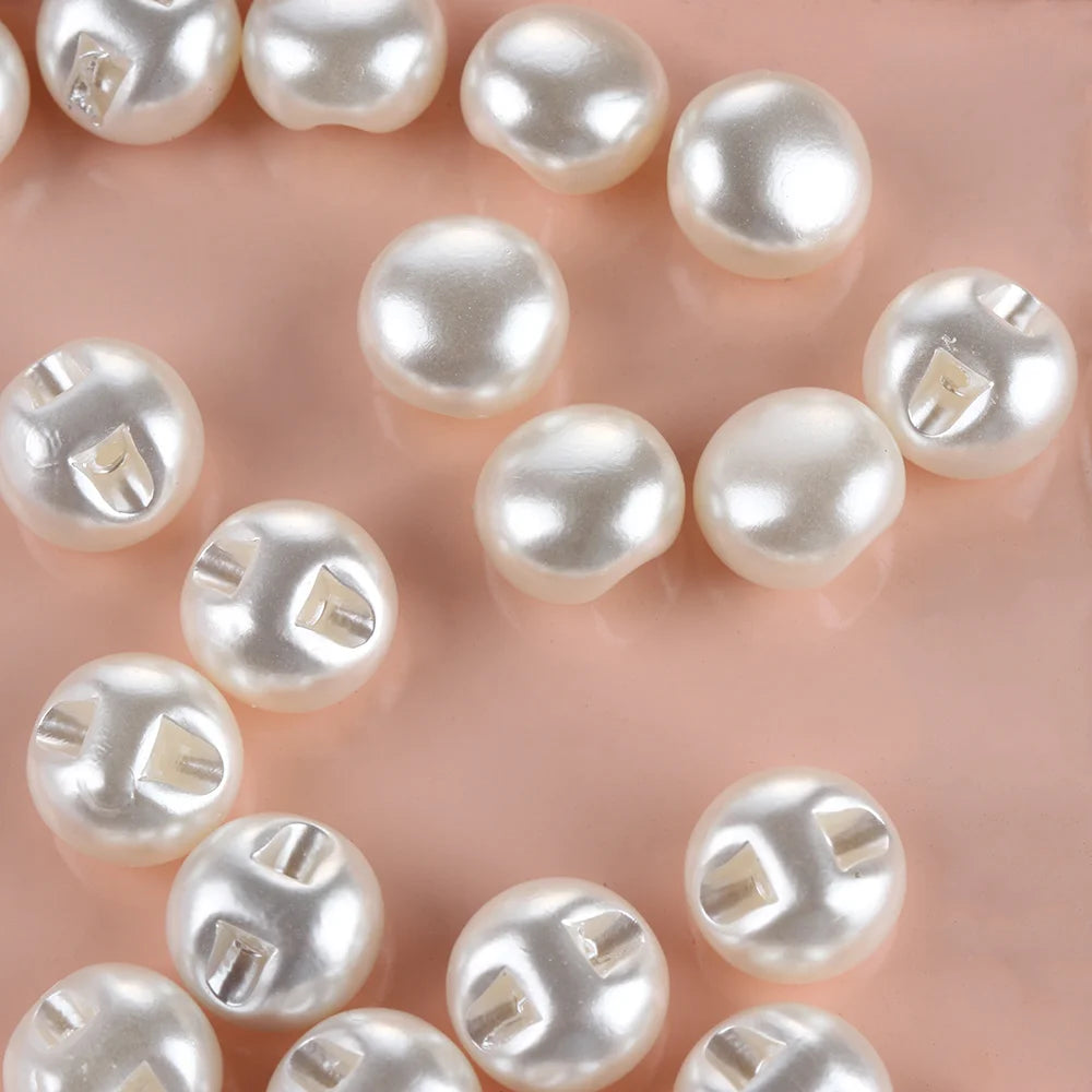 Pearl Buttons for clothing and Accessories 50pcs set