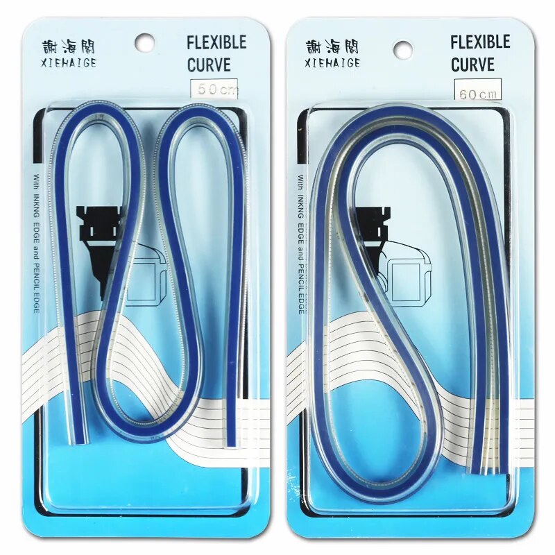 Flexible Curve Ruler  - Pattern Drafting Tool - Serpentine Plastic  30cm