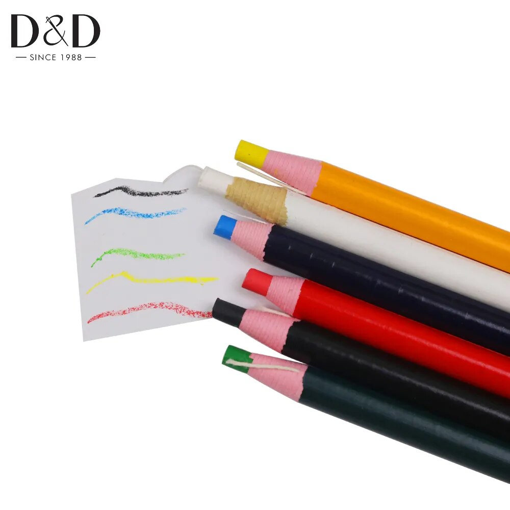 Tailor's Chalk Pencils - Fabric Marker for Sewing - 6pcs/Set  - Sewing Accessories