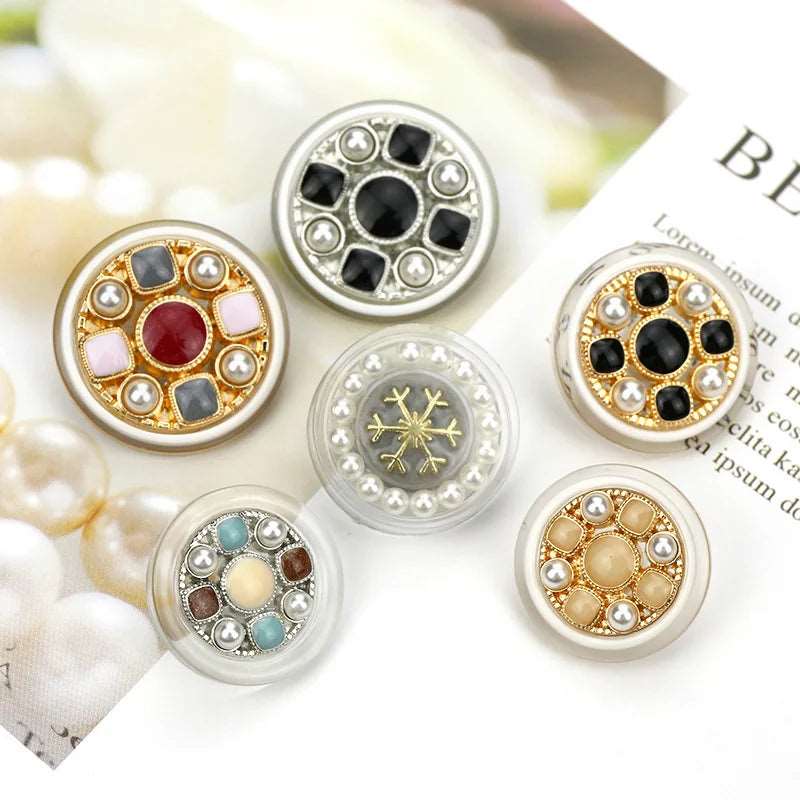 High-end Metal Buttons 5Pc 18/20/25MM