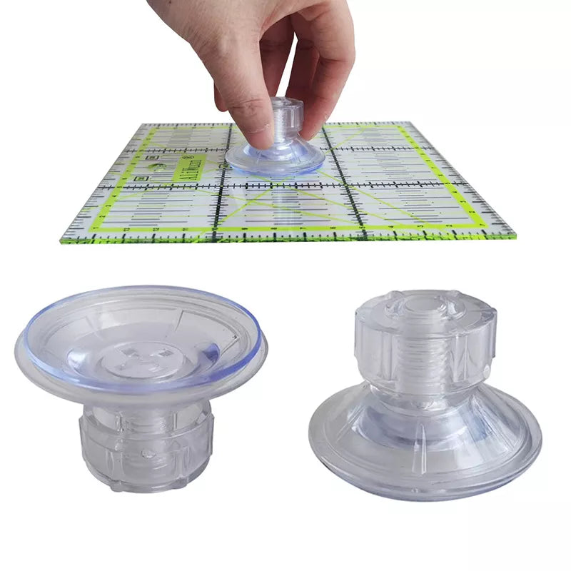 Suction cup ruler Handle - 4.3cm 1 Pcs Rotating suction cup for Sewing
