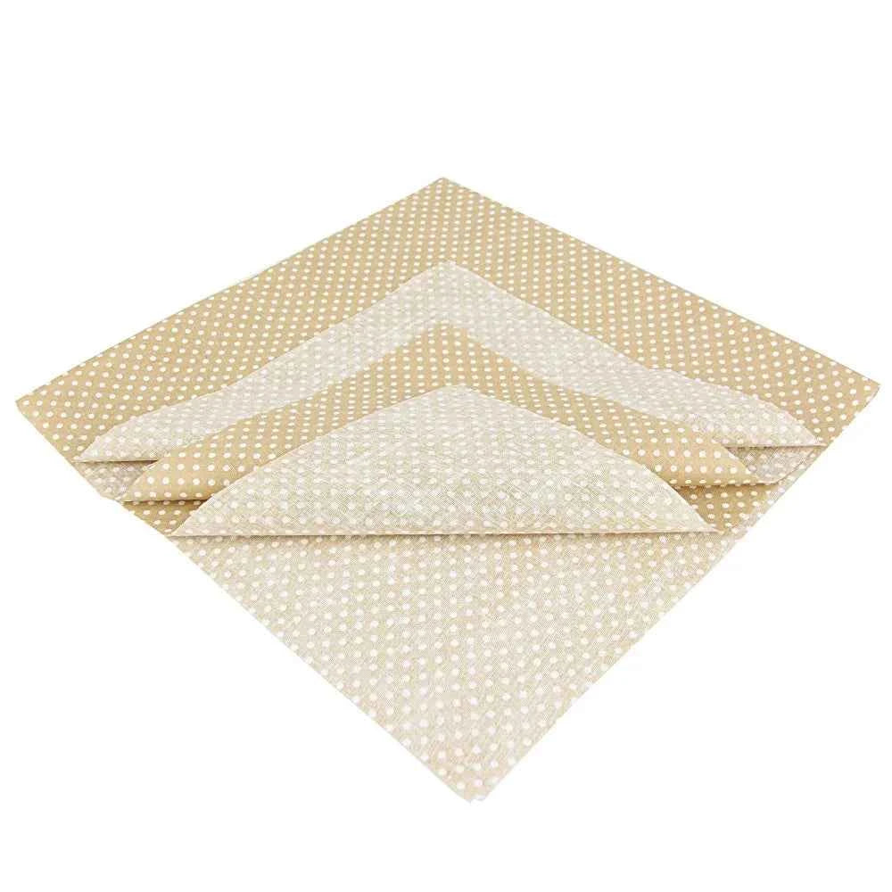 7-Pack Cotton Fabric Squares - Fat Quarters/Charm Packs for Quilting & Patchwork