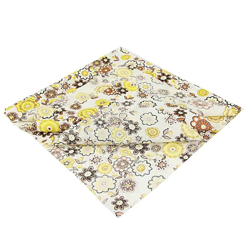 7-Pack Cotton Fabric Squares - Fat Quarters/Charm Packs for Quilting & Patchwork