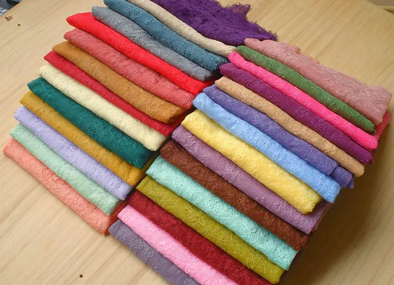 3 Meters Wide Eyelash Lace 35cm - Chantilly Lace Trim for Garments