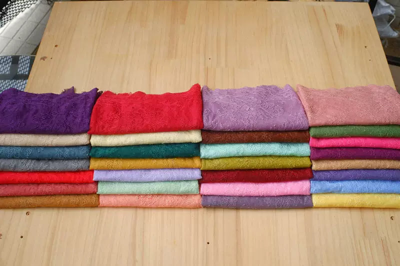 3 Meters Wide Eyelash Lace 35cm - Chantilly Lace Trim for Garments