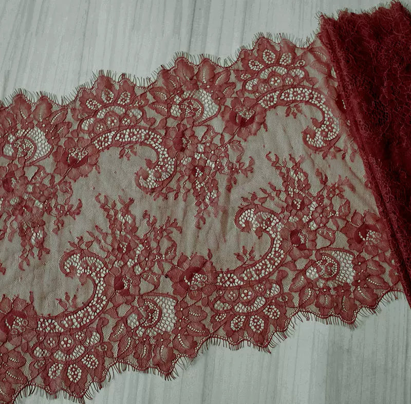 3 Meters Wide Eyelash Lace 35cm - Chantilly Lace Trim for Garments