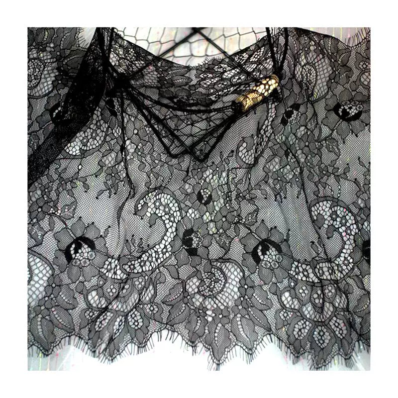 3 Meters Wide Eyelash Lace 35cm - Chantilly Lace Trim for Garments