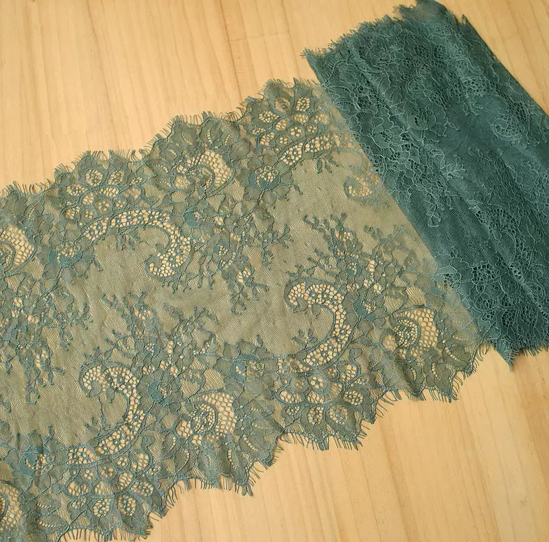 3 Meters Wide Eyelash Lace 35cm - Chantilly Lace Trim for Garments