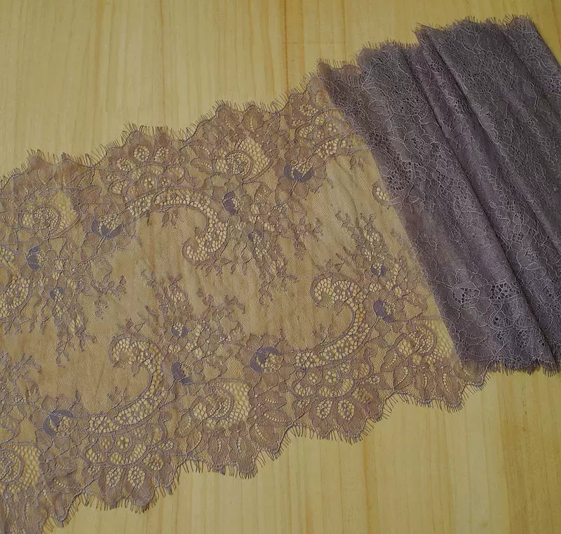 3 Meters Wide Eyelash Lace 35cm - Chantilly Lace Trim for Garments