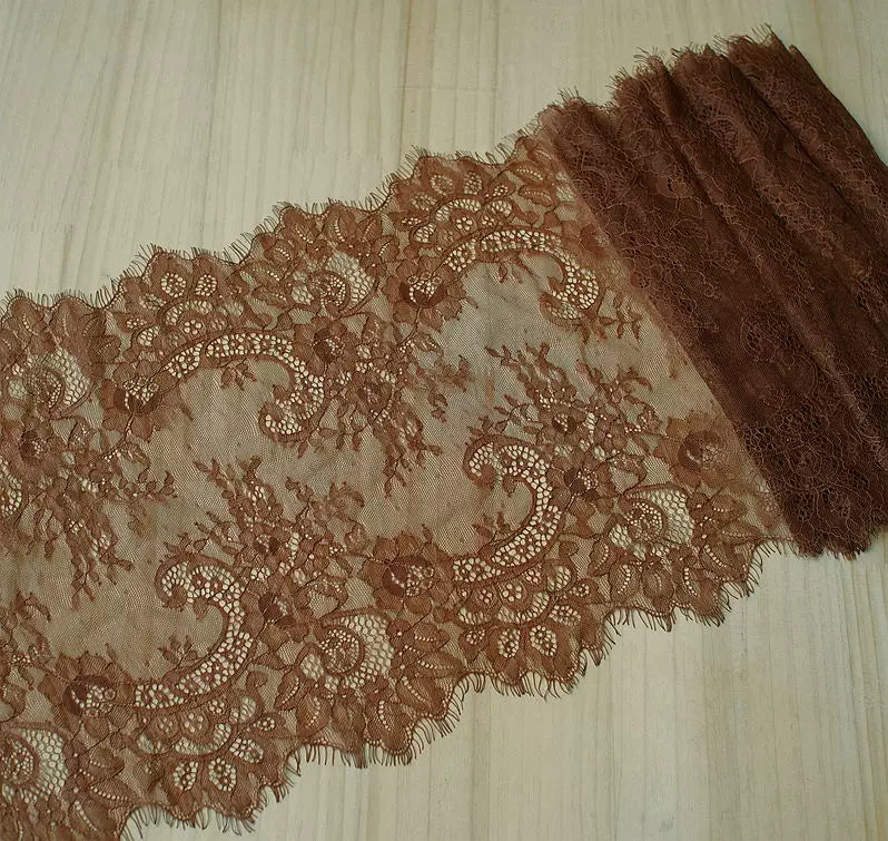 3 Meters Wide Eyelash Lace 35cm - Chantilly Lace Trim for Garments