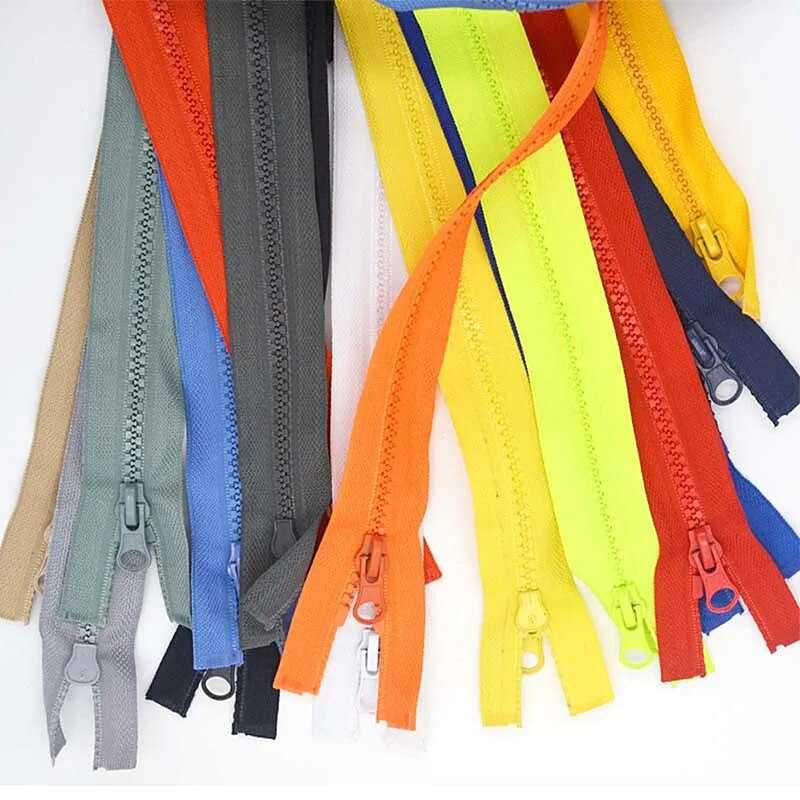 Open-ended resin zippers 5 Pcs/5# Color 50/60/70cm Sewing & For Jacket