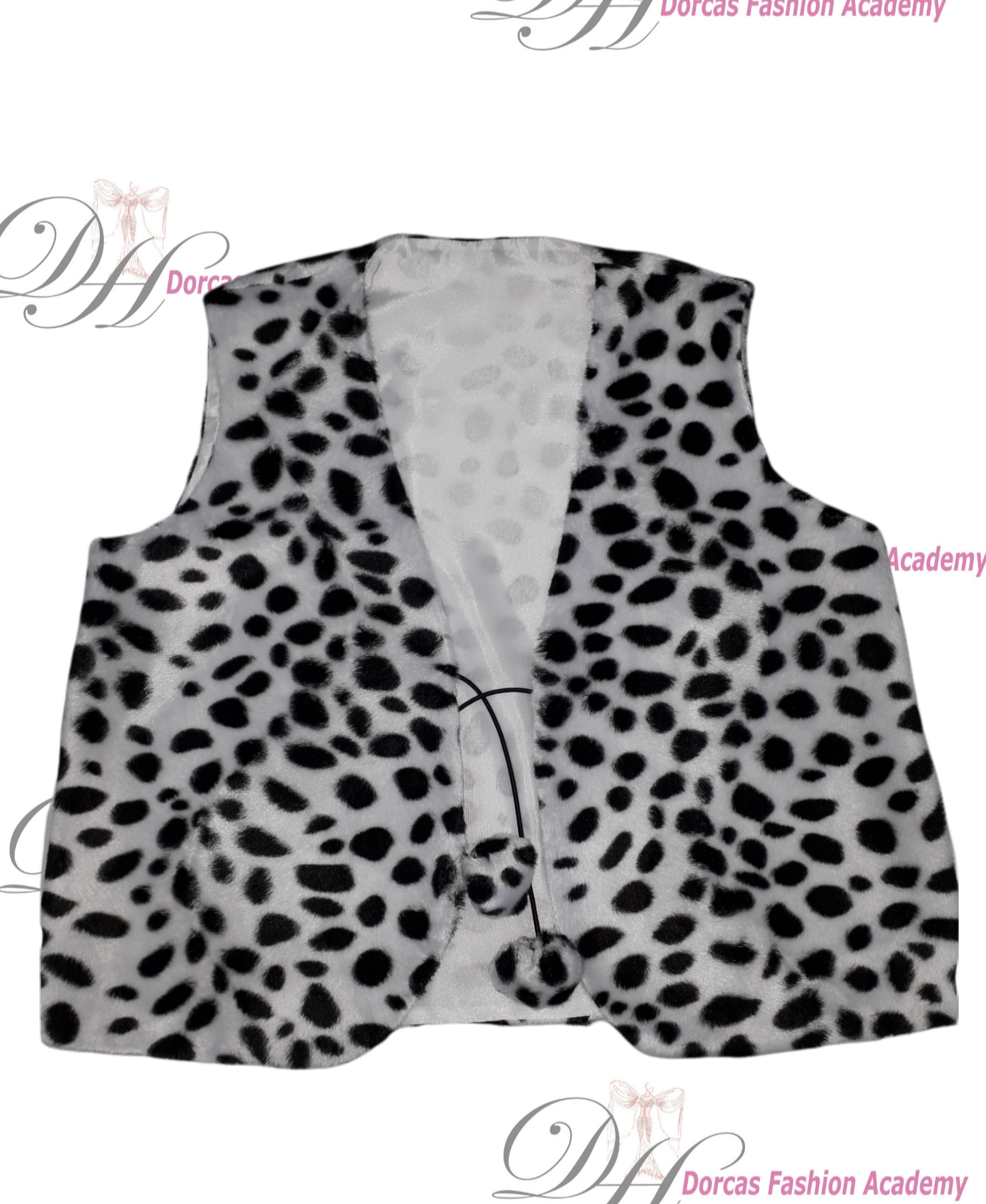 KIDS DALMATIAN WAISTCOAT SEWING PDF PATTERN & TUTORIAL  6m-24m & 2y to 8y