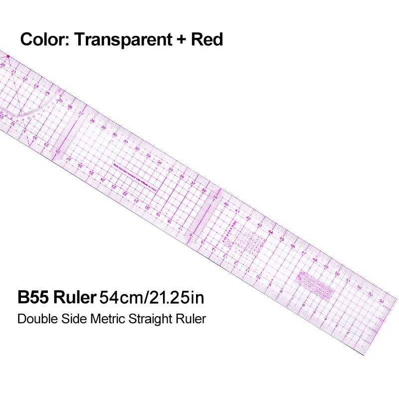 Plastic Drafting Ruler 54 cm - Transparent Acrilyc