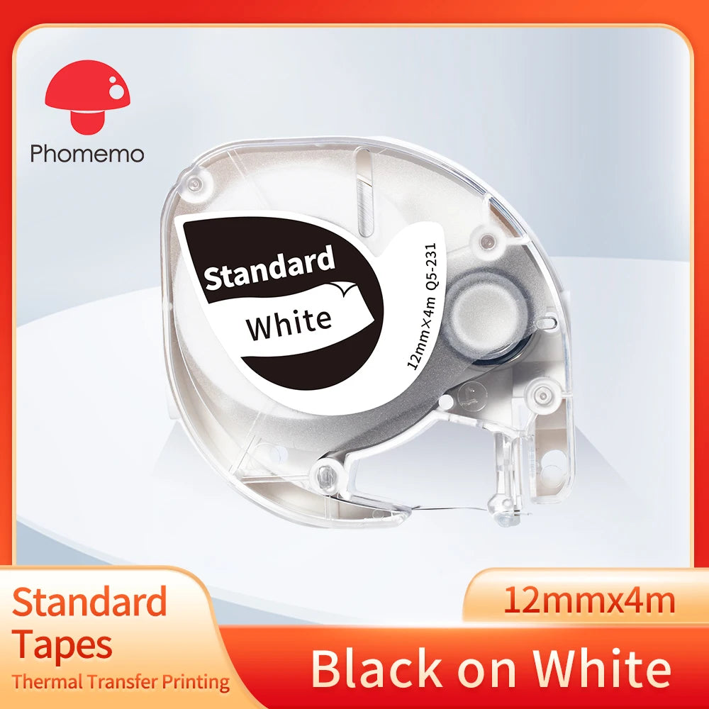 P12 PRO Label Maker Machine - Bluetooth Inkless Label Printer for Fabric & Satin Ribbon