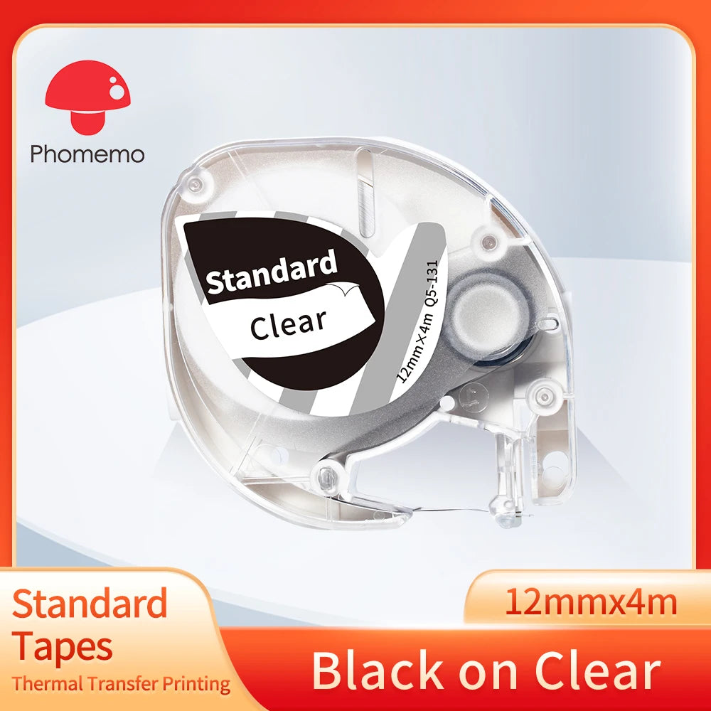 P12 PRO Label Maker Machine - Bluetooth Inkless Label Printer for Fabric & Satin Ribbon