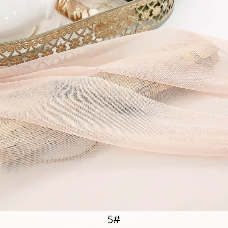 4-Way Stretch Mesh Fabric - Multiple Sizes (50cm-5m x 150cm) for Evening Gowns & Activewear