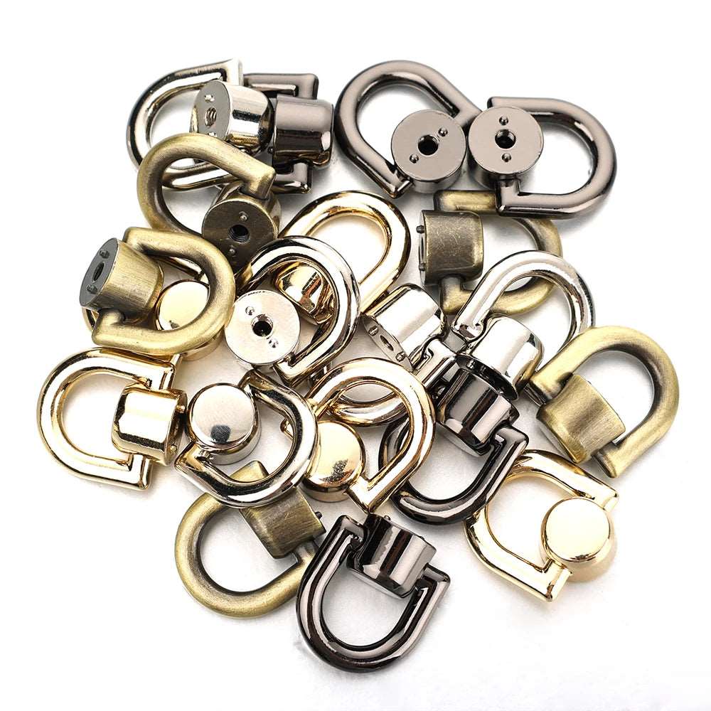 D-shaped Ring Bag Side Clip Buckles