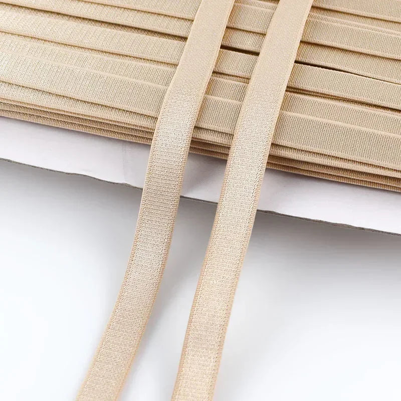 10 Meters Plain Elastic Band - For Bra Straps & Waistbands (6-30mm)