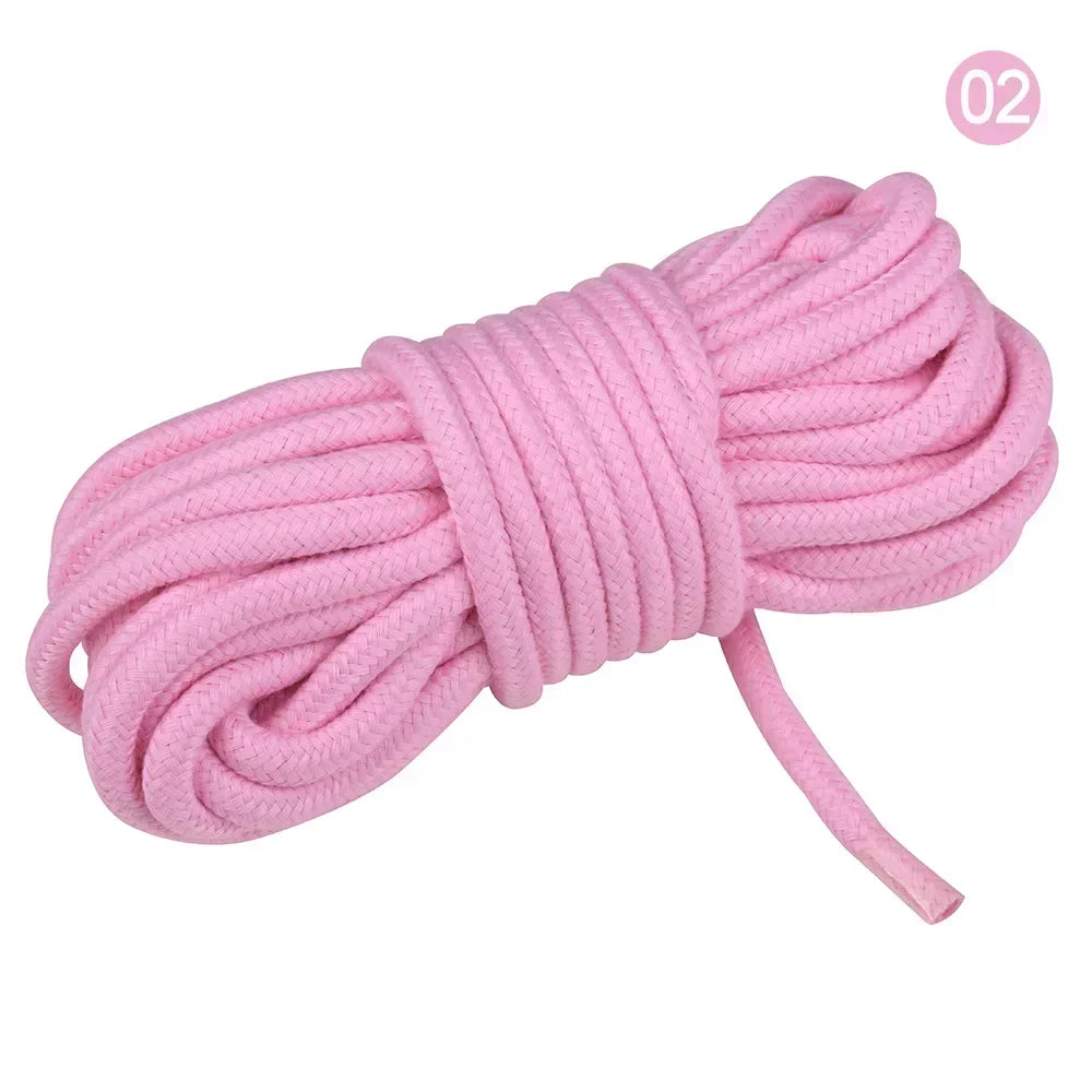 10 Meters 8mm Soft Cotton Drawstring Cord - For Hoodies, Joggers & Waistbands