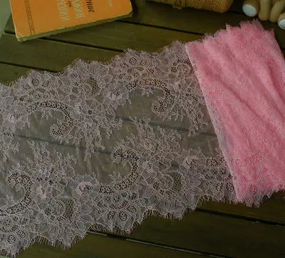3 Meters Wide Eyelash Lace 35cm - Chantilly Lace Trim for Garments