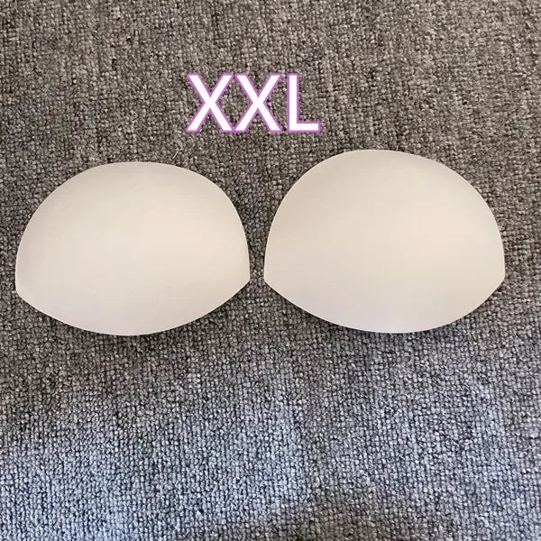 4 Pairs Breathable foam Bra Pads - Soft Chest Cups for Swimwear & Dresses (S-XXXL)