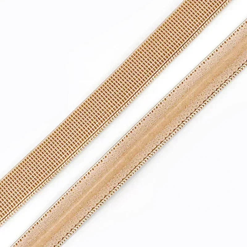 1, 3, 5 or 10 Meters 10mm Bra Strap Elastic with Silicone Non-Slip Strip