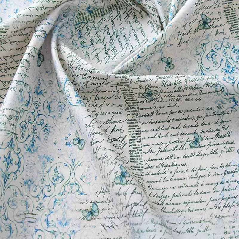 Cotton Printed canvas Fabric 50cm x 110cm