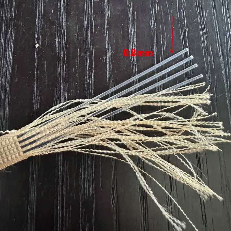 5 Yards Round Plastic Boning - 0.8-3mm Flexible Corset & Bra Boning